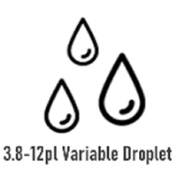 Rotary Tube UV Digital Inkjet Printer, DIGITUBE Epson I1600 Series, 3.8-12pl Variable Droplet