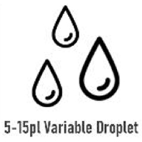 Cylinder UV Digital Inkjet Printer, ECO Plus-5 Ricoh Gen6 Series, 5-15pl Variable Droplet