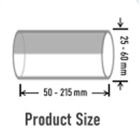 Product Sizes, 50-215mm, 25-60mm